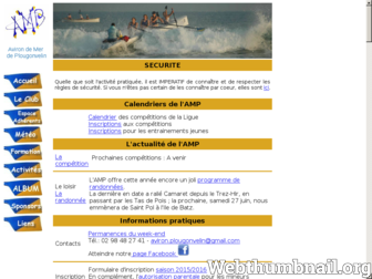 plougonvelin.mer.free.fr website preview