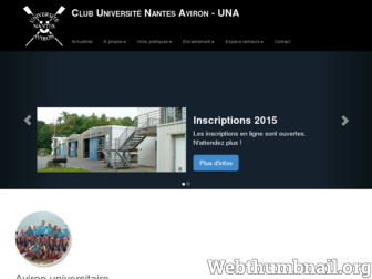 univ-nantes-aviron.fr website preview