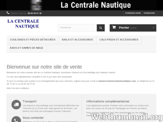lacentralenautique.com website preview