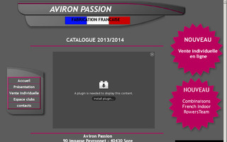 aviron-passion.com website preview