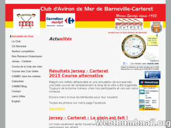 aviron-carteret.com website preview