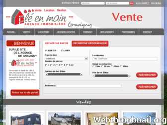 immobilier-gravigny.fr website preview