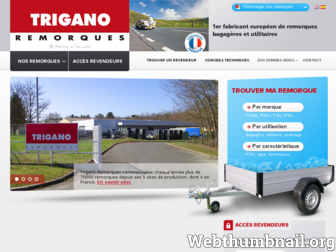 trigano-remorques.com website preview