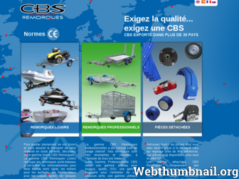 cbs-remorques.fr website preview