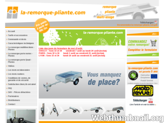 la-remorque-pliante.com website preview