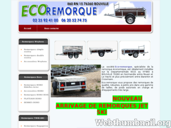 eco-remorque.com website preview