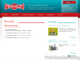 masson-remorques.fr website preview