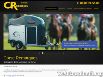 corse-remorques.com website preview