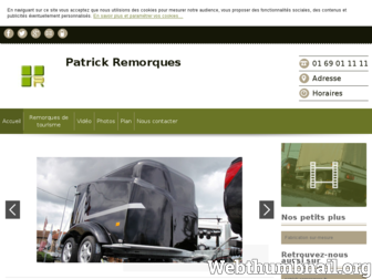 patrick-remorques.com website preview