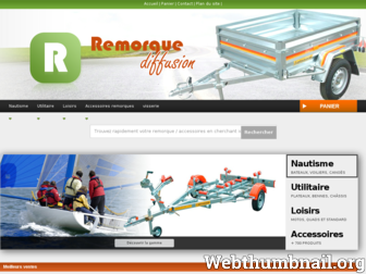 remorque-diffusion.fr website preview