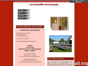 normandie-remorques.sitew.com website preview