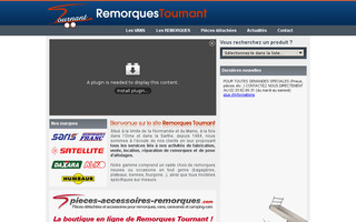 remorques-tournant.fr website preview