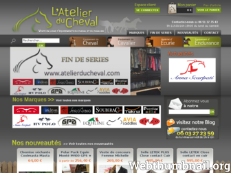 atelierducheval.com website preview