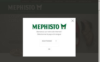 fr.mephisto.com website preview