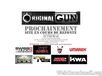 originalgun.com website preview