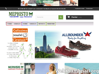 mephisto-chaussures.fr website preview