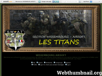 wissembourg-airsoft.clicforum.fr website preview