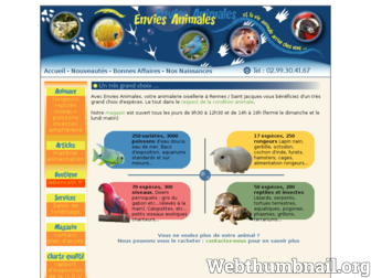 envieanimale.fr website preview