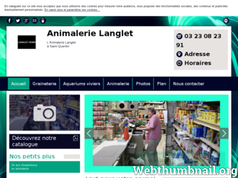 animalerielanglet.com website preview