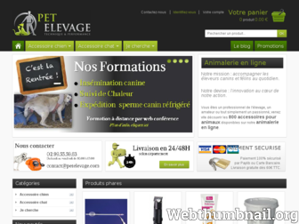 petelevage.com website preview