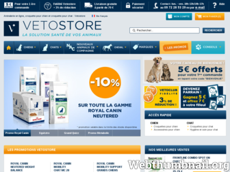 vetostore.com website preview