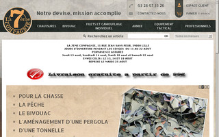 7eme-compagnie.com website preview