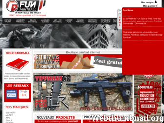 funpaintball.com website preview