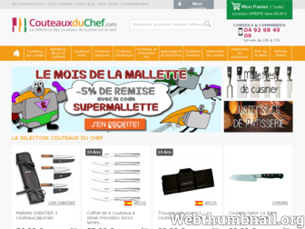 couteauxduchef.com website preview