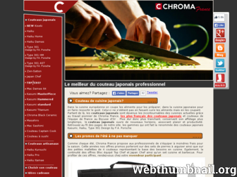 chroma-france.com website preview