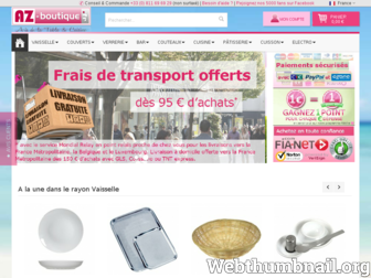 az-boutique.fr website preview