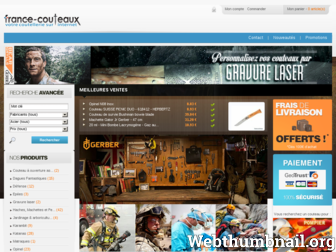 france-couteaux.com website preview