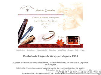 laguiole-aveyron.fr website preview