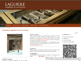 laguiole-aix.com website preview
