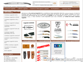 le-couteau-laguiole.fr website preview