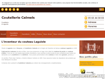 calmels-pierre-coutellerie.fr website preview