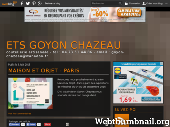 goyonchazeau.over-blog.com website preview