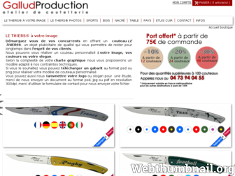 couteaux-le-thiers-personnalise.com website preview