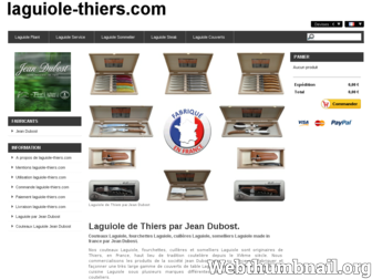 laguiole-thiers.com website preview