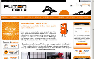 futon-mania.fr website preview