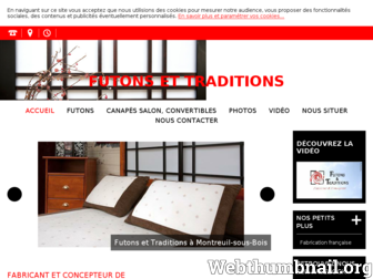 futons-traditions-montreuil.fr website preview