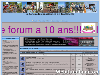 francefootbike.forumactif.com website preview