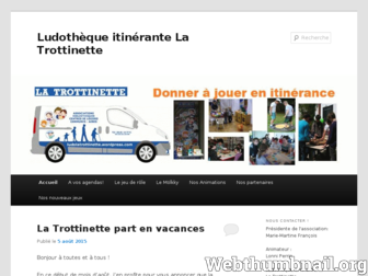 ludolatrottinette.wordpress.com website preview