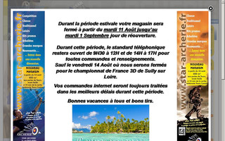 star-archerie.com website preview