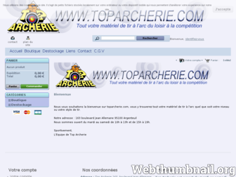 toparcherie.com website preview