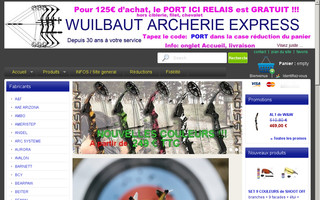 archerie-wuilbaut.eu website preview