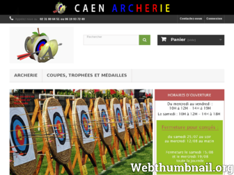 caenarcherie.com website preview