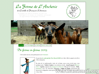 fermedelarcherie.fr website preview