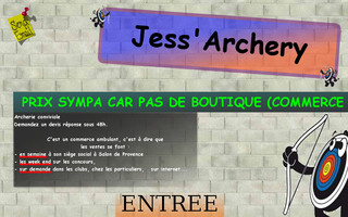 jessarchery.net website preview