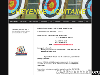 cheyenneaquitaine.com website preview