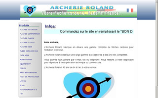 archerie-roland.net website preview